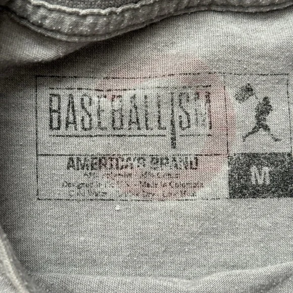 BASEBALLISM America's Brand Gray Chicago Cubs MLB Baseball T-Shirt Size Medium - Picture 5 of 7